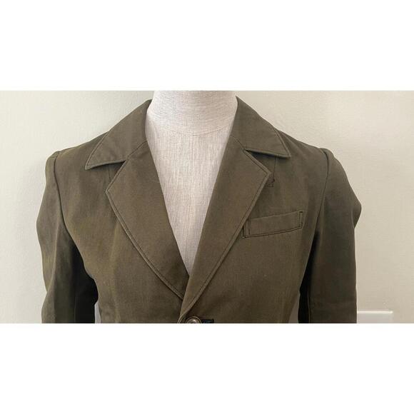 Y'S YOHJI YAMAMOTO GREEN ARMY JACKET - Picture 3 of 14